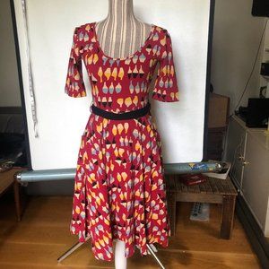 Effies' Heart Rachel Red Dress MCM pattern